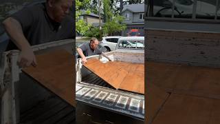 1969 Chevy C10 W removable wood truck bed liner diy truck classic modified mods cars wood [upl. by Sandye]