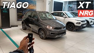 Tata Tiago XT NRG 2024 ❣️ Tata कि 4 ⭐ रेटेड Sporty Hatchback कार 💪 Tiago NRG Reallife Review [upl. by Onida]