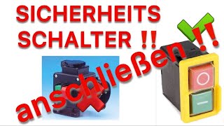 SICHERHEITSSCHALTER unter 10€ I So gehts einfach I Anleitung [upl. by Johnston]