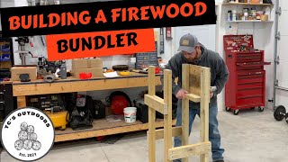 HOW TO BUILD A FIREWOOD BUNDLER 13 [upl. by August]