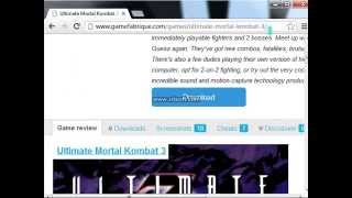 Como descargar el Ultimate Mortal Kombat 3 fácil y rapido sega genesis [upl. by Gilberta]