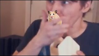 jerma eating a hamster [upl. by Cuhp]