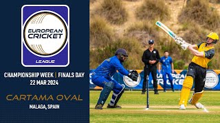 🔴 European Cricket League 2024  Championship Week Finals Day  Cartama Oval Spain  T10 Cricket [upl. by Ysirhc]