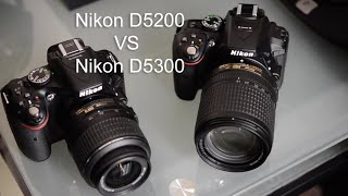 Nikon D5300 vs Nikon D5200 Comparison [upl. by Nnail]