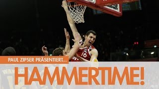 Hammertime Paul Zipser steigt beim FastbreakDunk ganz hoch [upl. by Enogitna563]