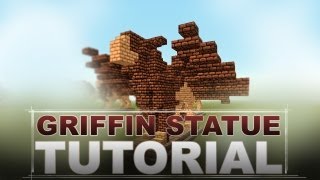 Minecraft Tutorial Griffin Statue [upl. by Rehpetsirhc543]