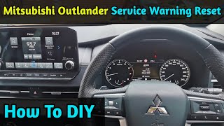 Mitsubishi Outlander 2022 Service Due Reset  How To DIY [upl. by Merceer]