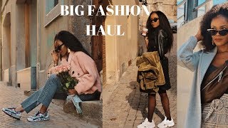 BIG FASHION HAUL AUTOMNE 2018 ZARA WEEKDAY MANGO [upl. by Enilamme]