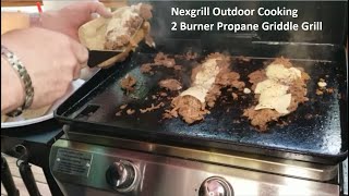 Nexgrill 2 Burner Propane Griddle Grill 2165quot x 15quot Portable Gas Griddle grill Flat Top Awesome [upl. by Lletniuq530]