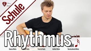 Rhythmus lernen  Gitarrenschule [upl. by Attlee]