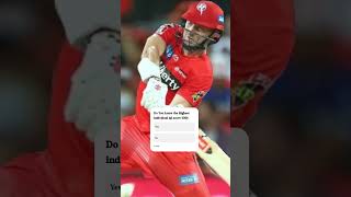 Highest Individual Score By A player in IPL 2008 cricket ipl shortsfeed shorts ytshorts short [upl. by Oralia316]