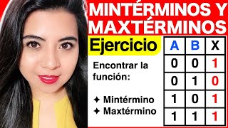 MINTÉRMINOS Y MAXTÉRMINOS  Ejercicio 5 [upl. by Sower72]