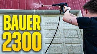 Bauer 2300 PSI Electric Pressure Washer With Turbo Nozzle Review amp Test [upl. by Klarrisa922]