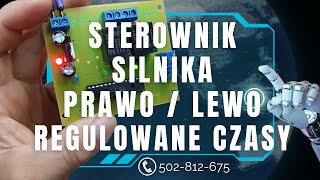 Sterownik Przerywacz silnika siłownika liniowego prawo lewo i pauza Regulowane czasy [upl. by Baggett]