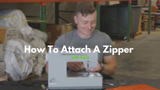 How to Attach a Zipper [upl. by Savage]