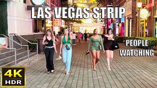 Las Vegas Strip Late Night People Watching  Summer 2024 [upl. by Etteinotna17]