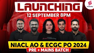 Launching 📢  NIACL AO amp ECGC PO PrelimsMains Batch 2024  NIACL AO amp ECGC PO Preparation 2024 [upl. by Hanaj]