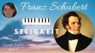 Franz Schubert SELIGKEIT D433 Hölty  Piano accompaniment [upl. by Ress]