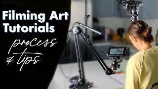 How I produce YouTube art tutorials equipment filming and editing process and tips [upl. by Elagiba]