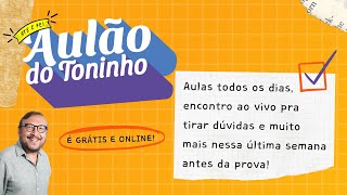 Aula 24  Revisão Final l Aulão do Toninho Concurso PEI amp ATE [upl. by Sixele178]