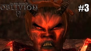 100 Oblivion Playthrough Part 3  Literal Hell [upl. by Llerot]