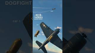 War Thunder Dogfight F8F1 vs A6M5 war thunder [upl. by Aneelehs]