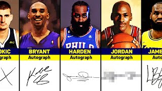 Celeb Signatures Recognizing the Autographs of NBA Stars [upl. by Duval]