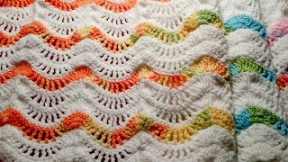 Łatwy kocyk na szydełku  Easy crochet blanket [upl. by Hart676]