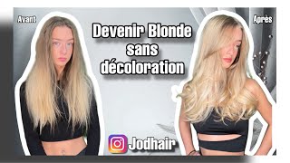 Comment devenir Blonde sans décolorer [upl. by Allyn]