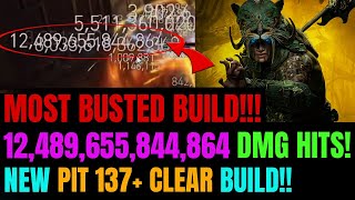 NEW 12 Trillion DMG BUSTED Pit 137 Spiritborn Build [upl. by Eelarbed]