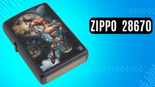 Запальничка Zippo 28670 Steampunk Aviator Girl [upl. by Sher]