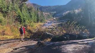 Hiking Bennies Brook Slide  Adirondacks [upl. by Yrnehnhoj]