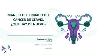 CRIBADO DE CANCER DE CERVIX [upl. by Hugo910]