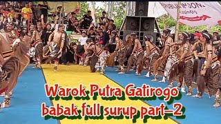 WAROK PUTRA GATIROGO FULL SURUP  LIVE PASAR PAGI KARTOHARJO GRABAG MAGELANG [upl. by Asinet]