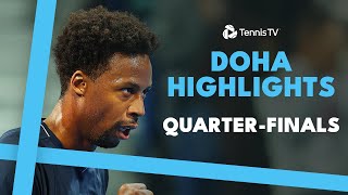 Rublev vs Mensik Monfils amp Humbert Bublik Khachanov Feature  Doha 2024 QuarterFinals Highlights [upl. by Morna]