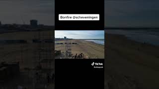 DRONE BEELDEN SCHEVENINGEN VREUGDEVUUR 20222023🔥 [upl. by Inaliel515]