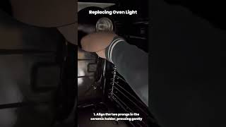 shorts Easy DIY How to Remove and Replace Your Oven Light Bulb in Minutes [upl. by Aloisius]