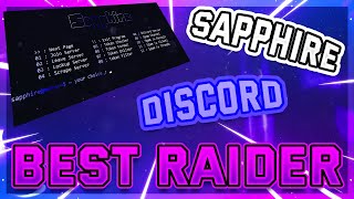 Sapphire Raider V2 Best Discord Raider Raid scam server [upl. by Mittel238]