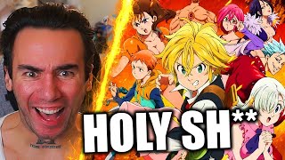 FIRST TIME REACTION to SEVEN DEADLY SINS OPENINGS [upl. by Eel]