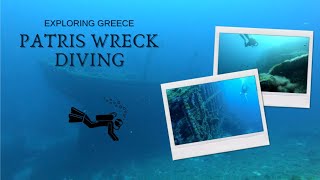 Patris Wreck Diving  Kea Island Greece  Travel Vlog [upl. by Lobiv975]