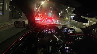 POV drive Tuned BMW G30 540i drives to get 711 nachos [upl. by Ednihek]