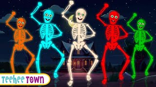 This Is The Way We Dance On Creepy Night  More Spooky Scary Skeletons Songs By Teehee Town [upl. by Tnaryb]