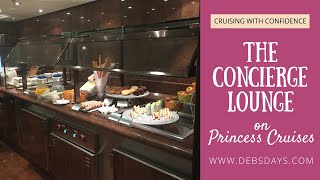 Concierge Lounge for Suite Passengers on Princess Cruise Ships [upl. by Yarehs20]