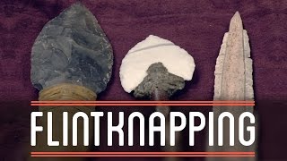 Flint Knapping  How To Make Everything Tools 26 [upl. by Nyliak]