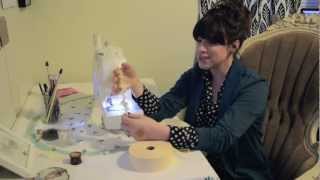 How to Ruffle Crepe Paper With a Sewing Machine Ruffled Crepe Paper Tutorial [upl. by Gnouh]