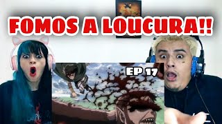 LEVI VS BEAST TITAN SHINGEKI NO KYOJIN EPISODE 17  SEASON 3  REACTION [upl. by Savior]