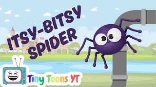 Itsy Bitsy Spider  TinyToons Nursery Rhymes amp Kids Songs [upl. by Aras]