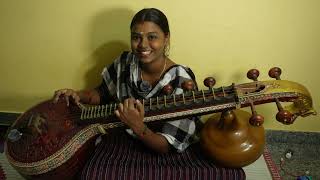 Vaseegara Song Veena Version  Minnalae  Harris Jayraj  Vaseegara Song Played In Veena [upl. by Sollie470]