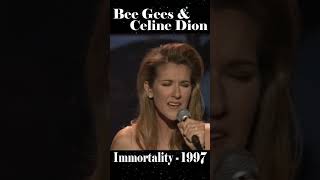 Bee Gees amp Celine Dion quotImmortalityquot Live 1997 shorts [upl. by Yornoc789]