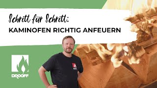 Kamin anzünden – Anleitung wie ich meinen Kaminofen richtig anheize [upl. by Xineohp869]